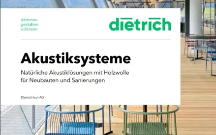 Akustiksysteme aus Holzwolle für Neubauten und Sanierungen Akustiksysteme aus Holzwolle für Neubauten und Sanierungen