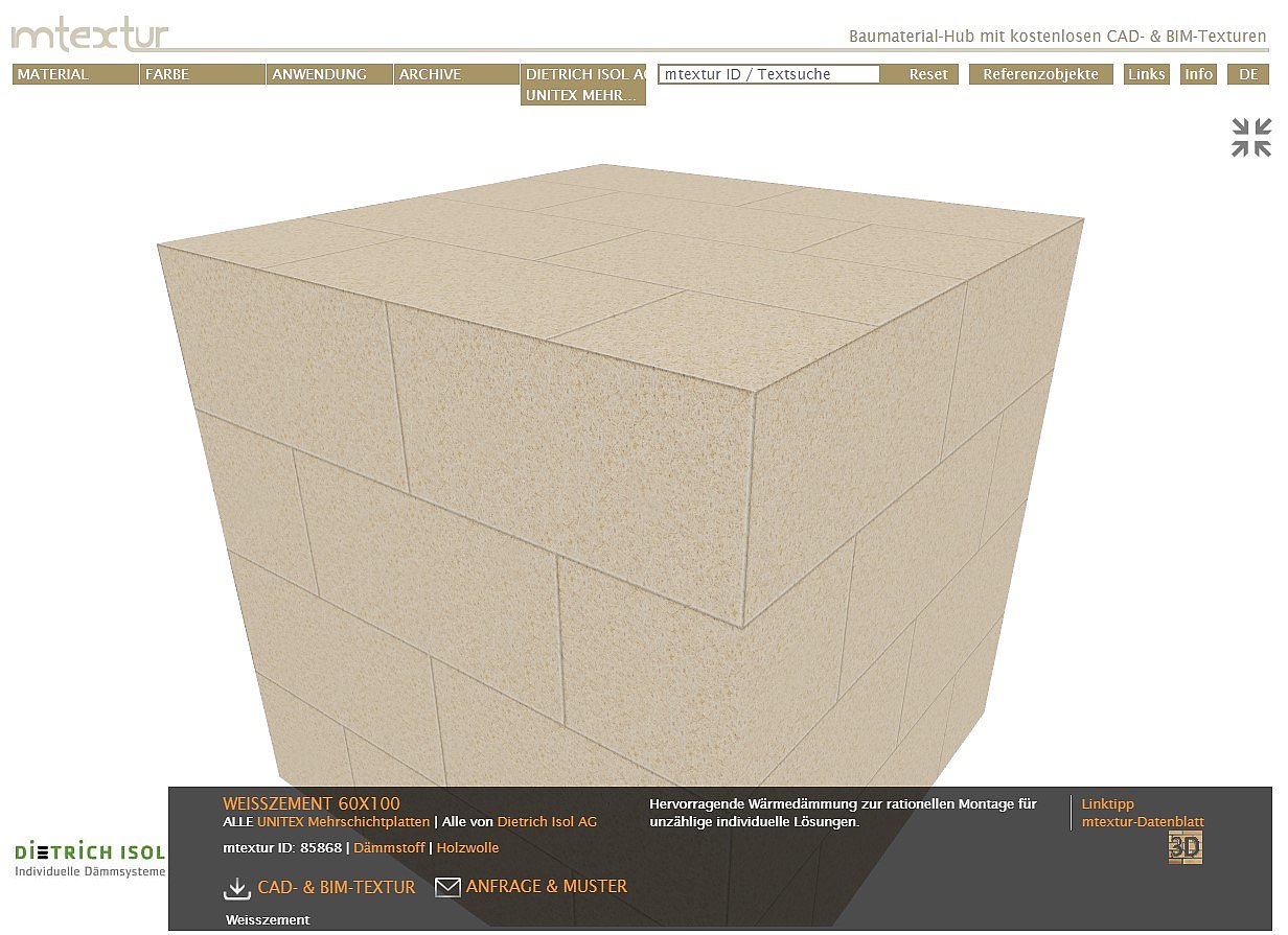 Digitale Texturen für CAD