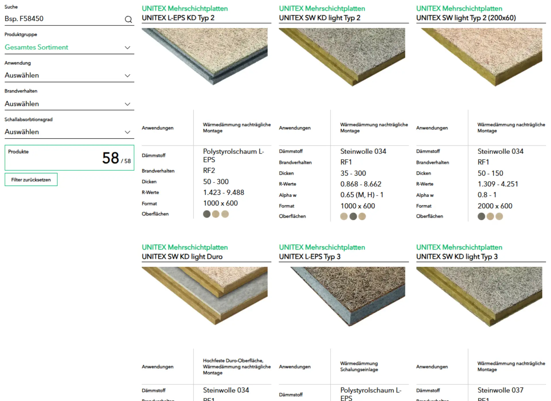 Produktfinder – In wenigen Schritten zum passenden Produkt