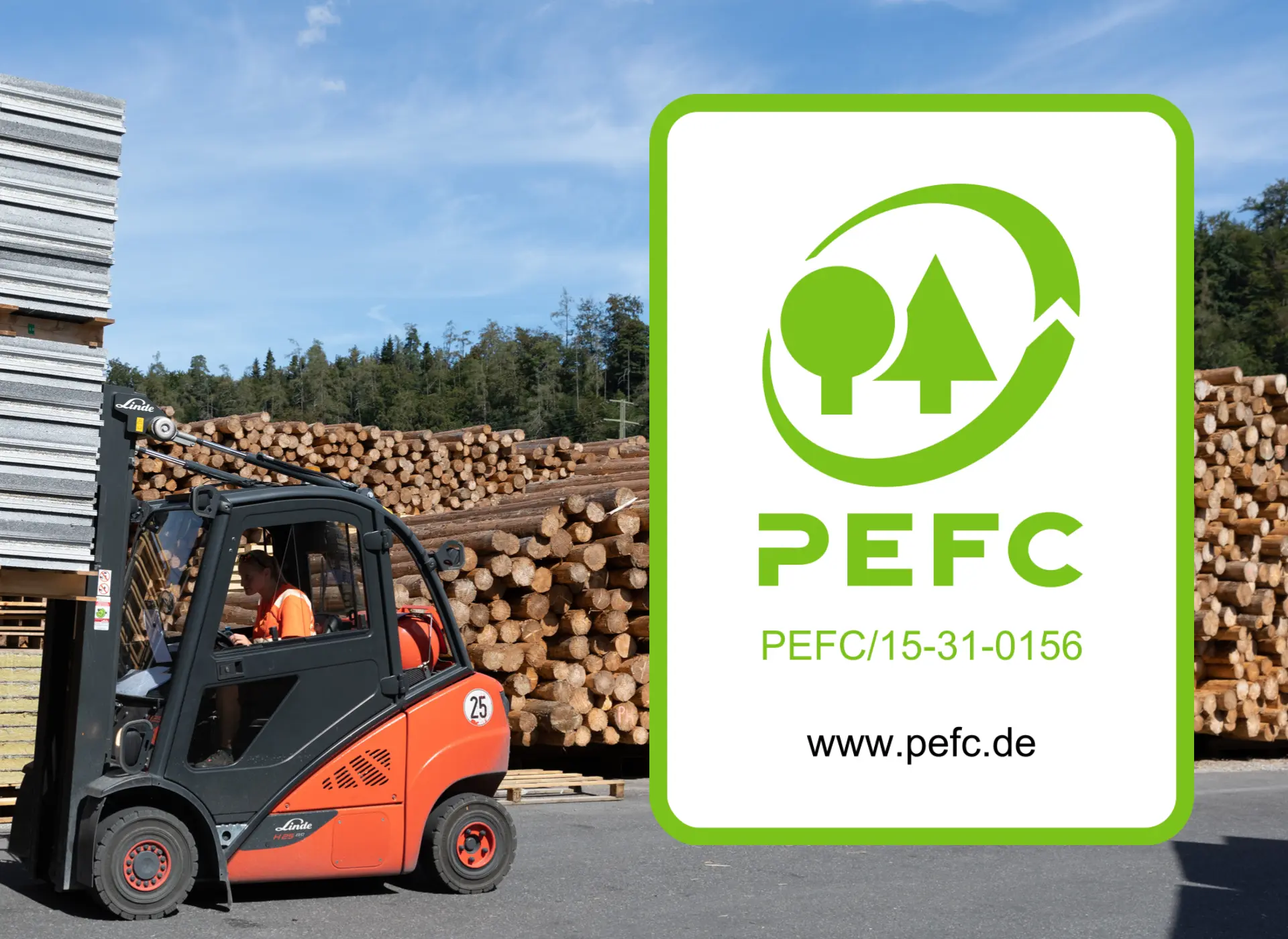 PEFC – Nachhaltigkeit, die bis zur Baustelle reicht