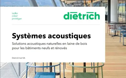 Systèmes acoustiques en laine de bois pour les nouvelles constructions et les rénovations.